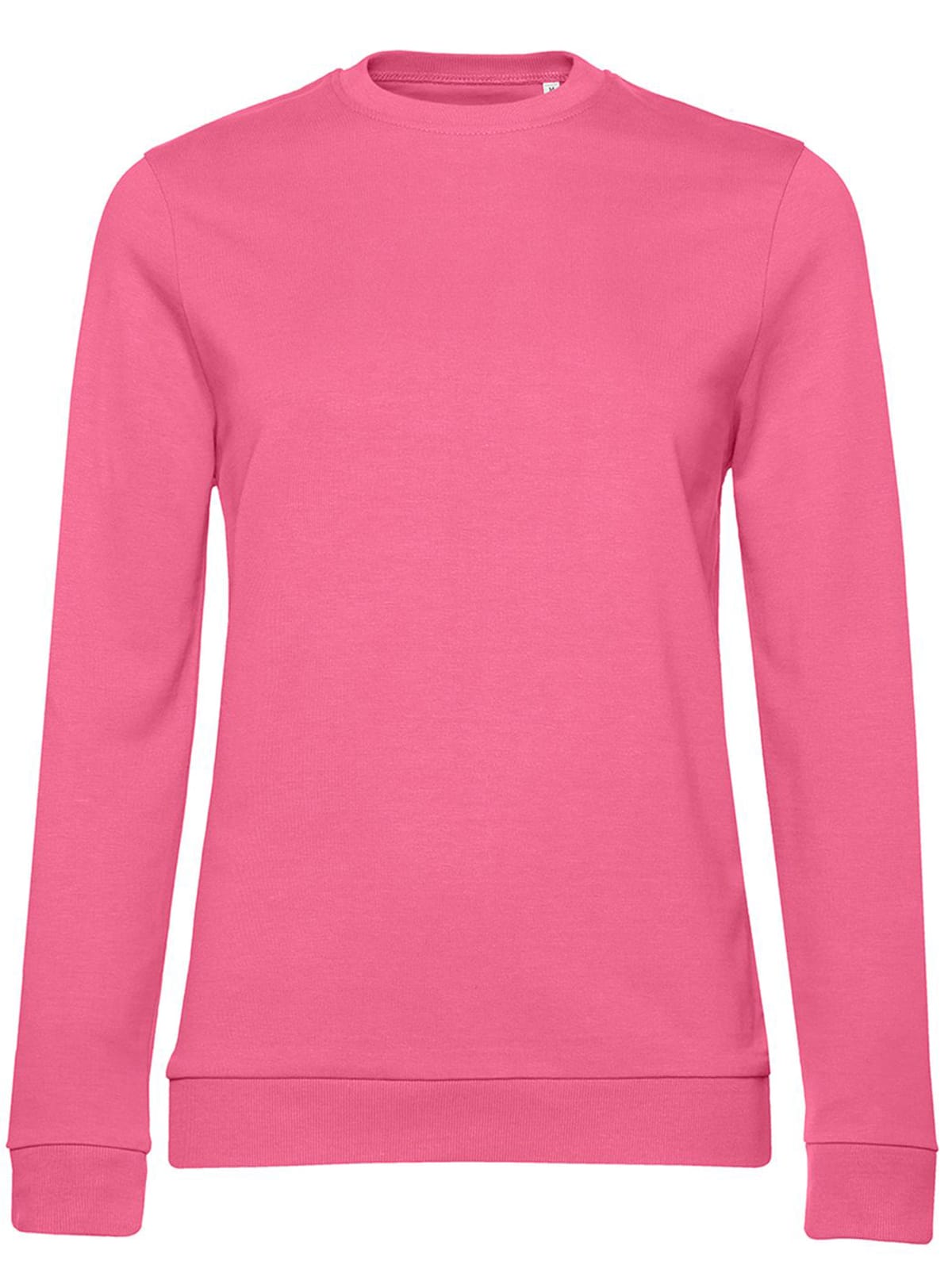 Felpa Girocollo donna rosa acceso