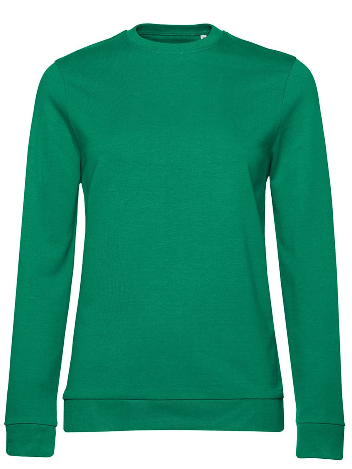 Felpa Girocollo donna verde bandiera