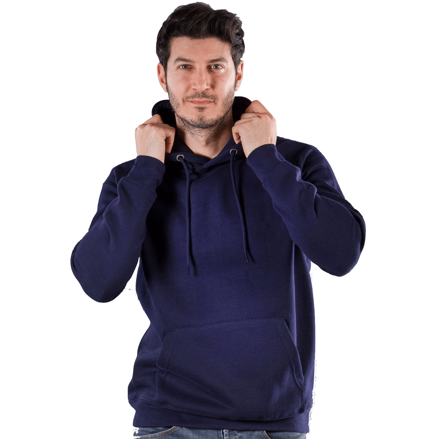 felpa gambero con cappuccio ricamata logo personalizzato