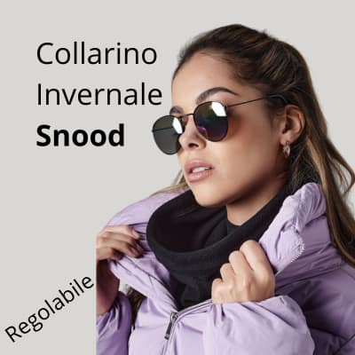 Collarino Snood personalizzato con ricamo logo