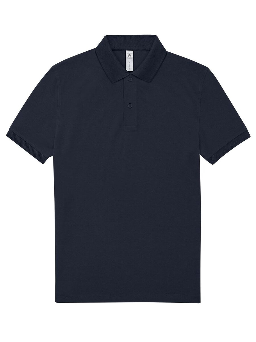 Polo manica corta Optim Blu Navy Puro divisa personalizzata