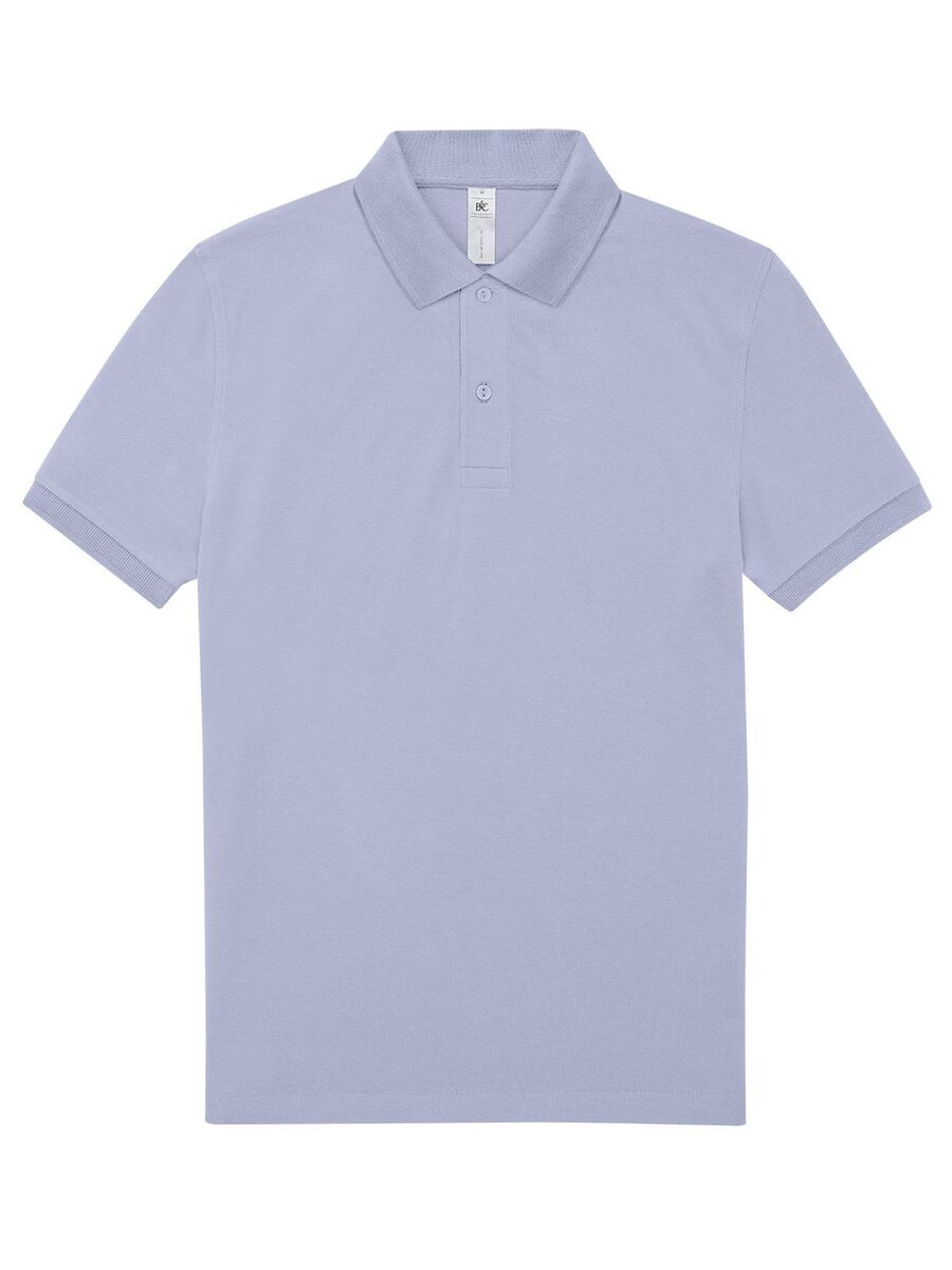 Polo manica corta Optim Lavanda felpa con disegno dietro
