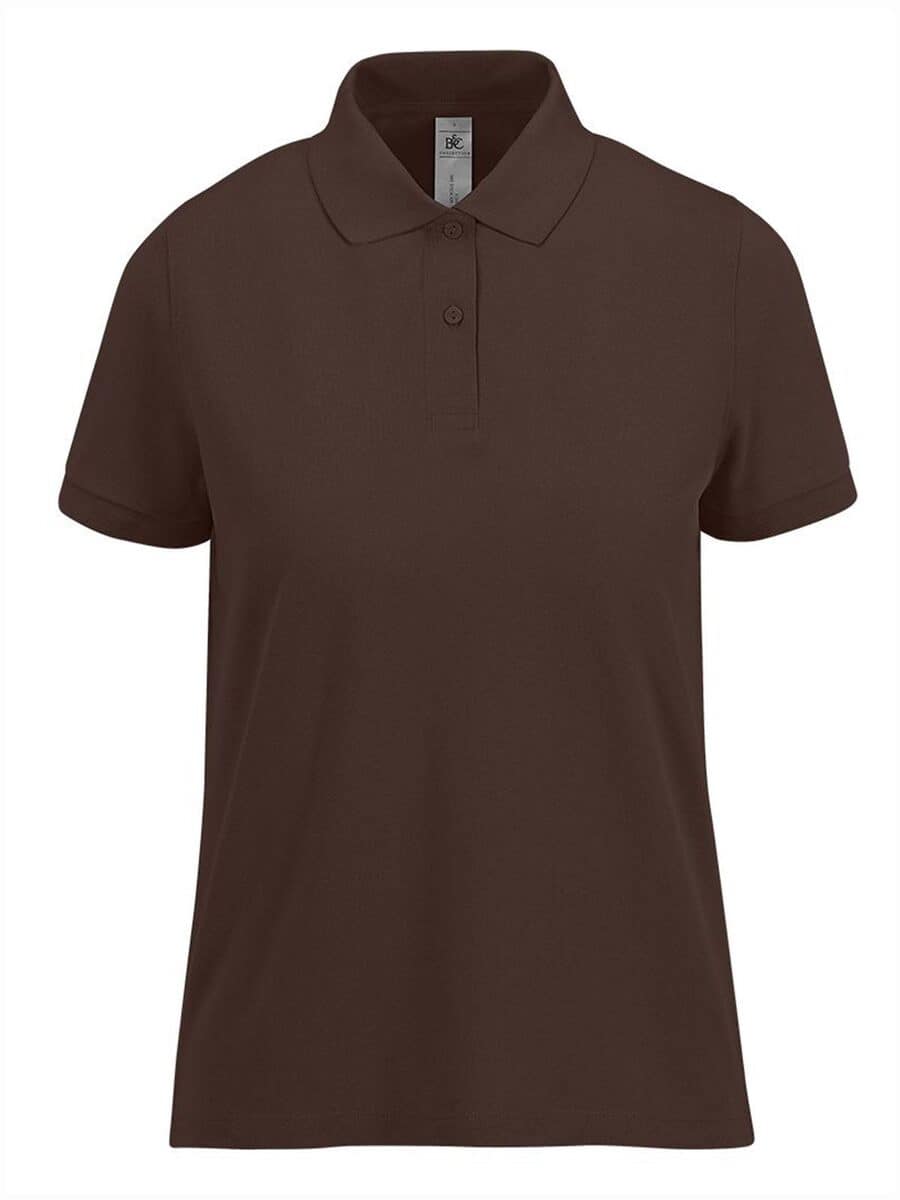 Polo manica corta donna Fly Marrone Caffe stampe maglie