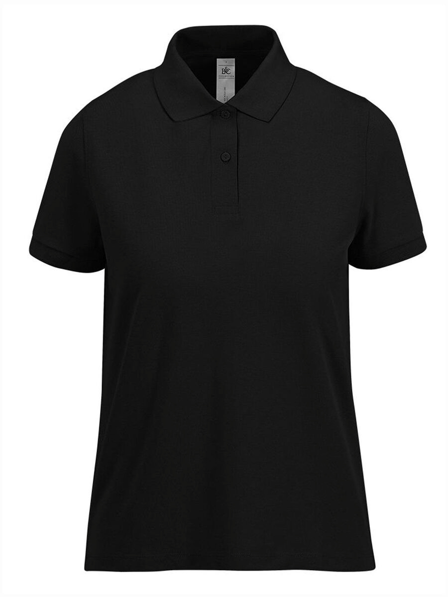 Polo manica corta donna Fly Nero polo donna ricamata